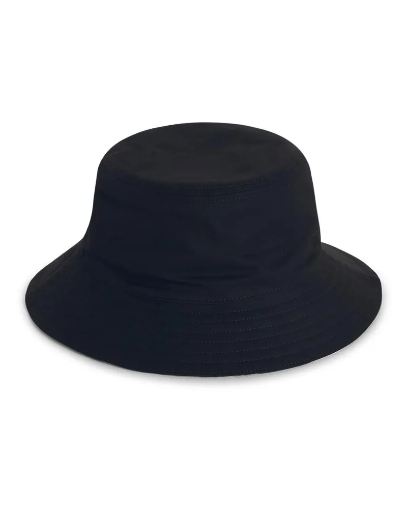 Burberry Eimer' schwarzer Baumwollhut Black