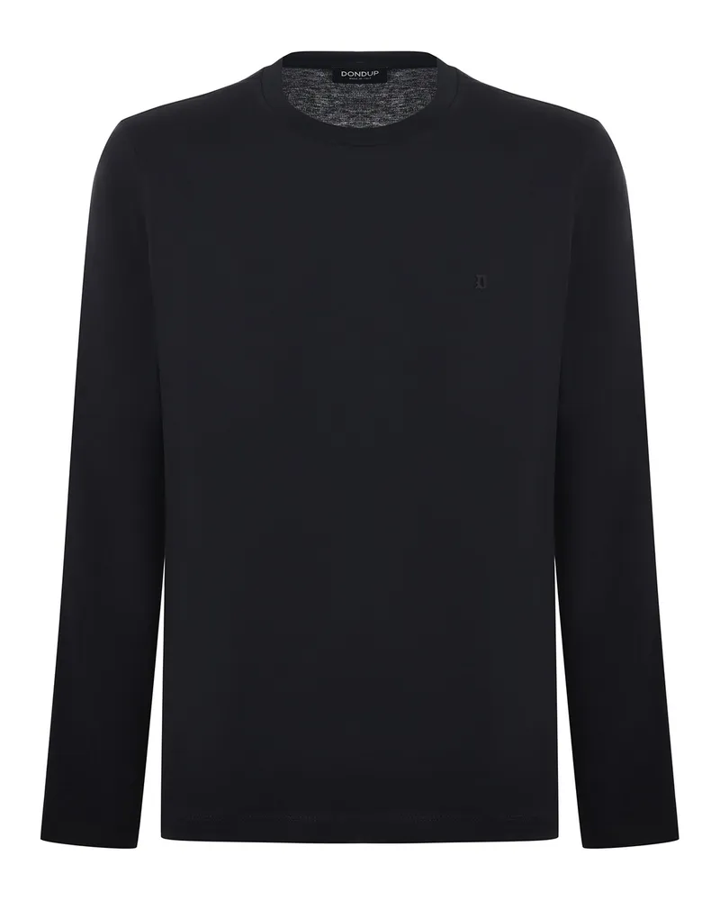 Dondup Baumwoll -T -Shirt Black