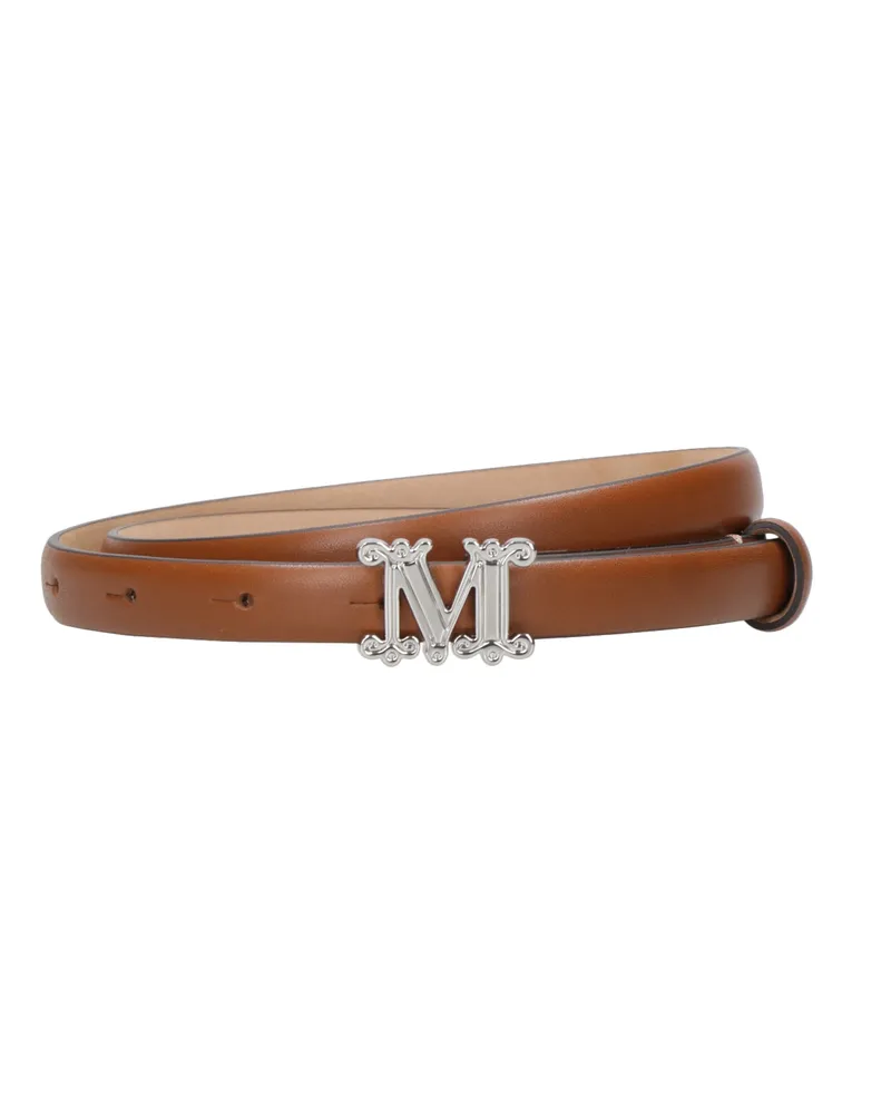 Max Mara Gürtel Lederbraun Leather