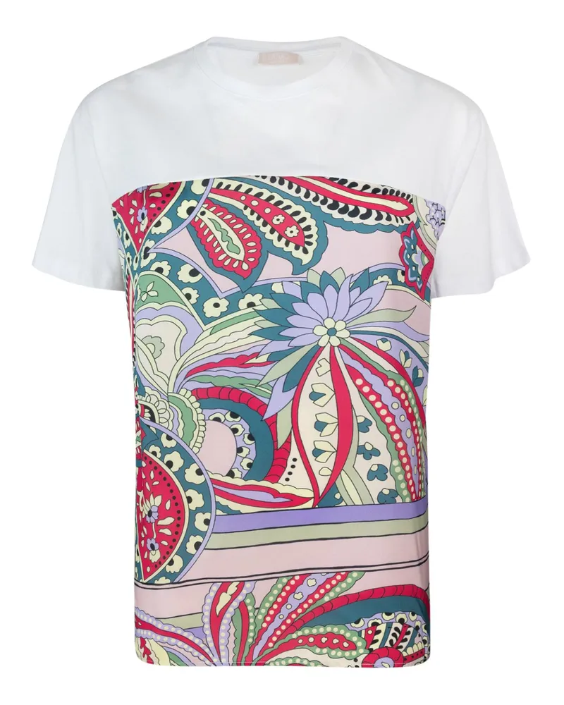 Liu Jo T Shirt Con Stampa White