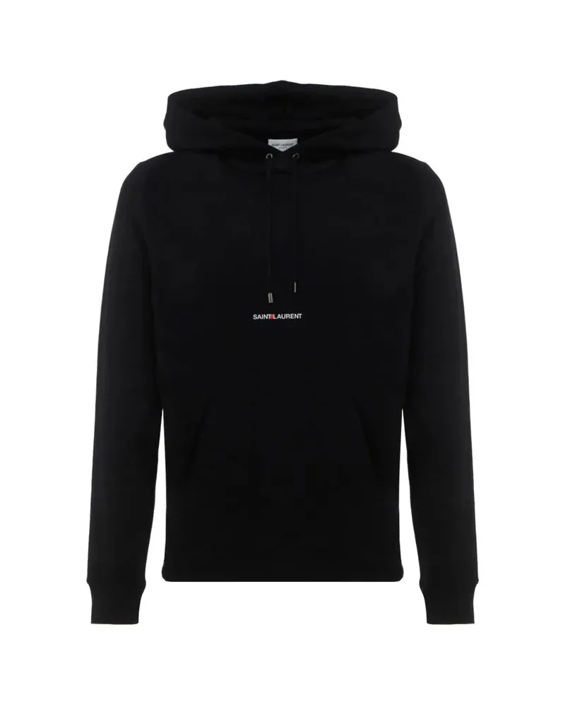 Saint Laurent Sweatshirts Männer Bio -Baumwolle schwarz -