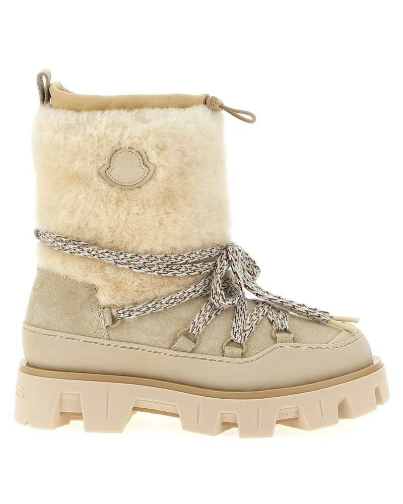 Moncler Peak Après' Stiefeletten Beige