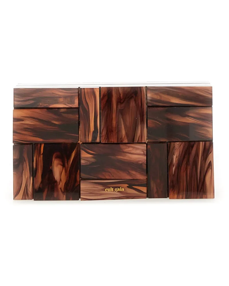 Cult Gaia Kult Gaia Clutch "Galerie Brown