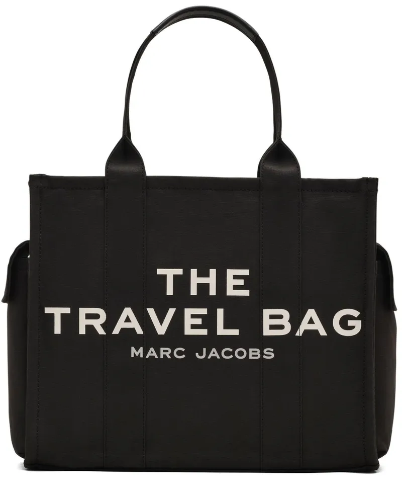 Marc Jacobs die Reise -Tasche Baumwollhandtasche Black