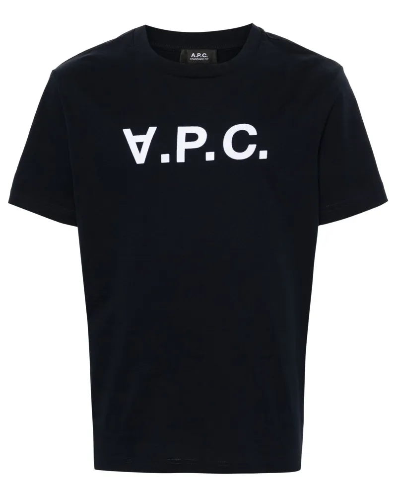 A.P.C. T -Shirts und Polos Blau Blue