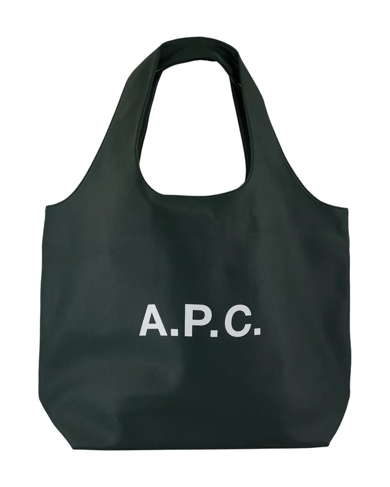 A.P.C. Ninon Shopper Bag  Synthetisch grün Grün