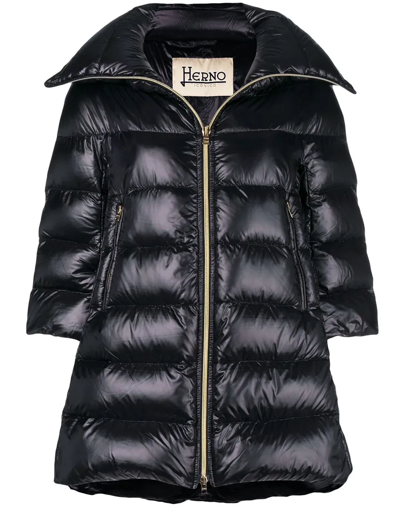Herno Cleofe Midi Down Jacke Black