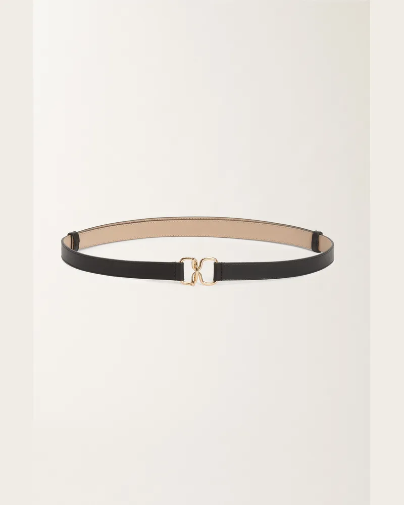 Fabiana Filippi Ledergürtel Black