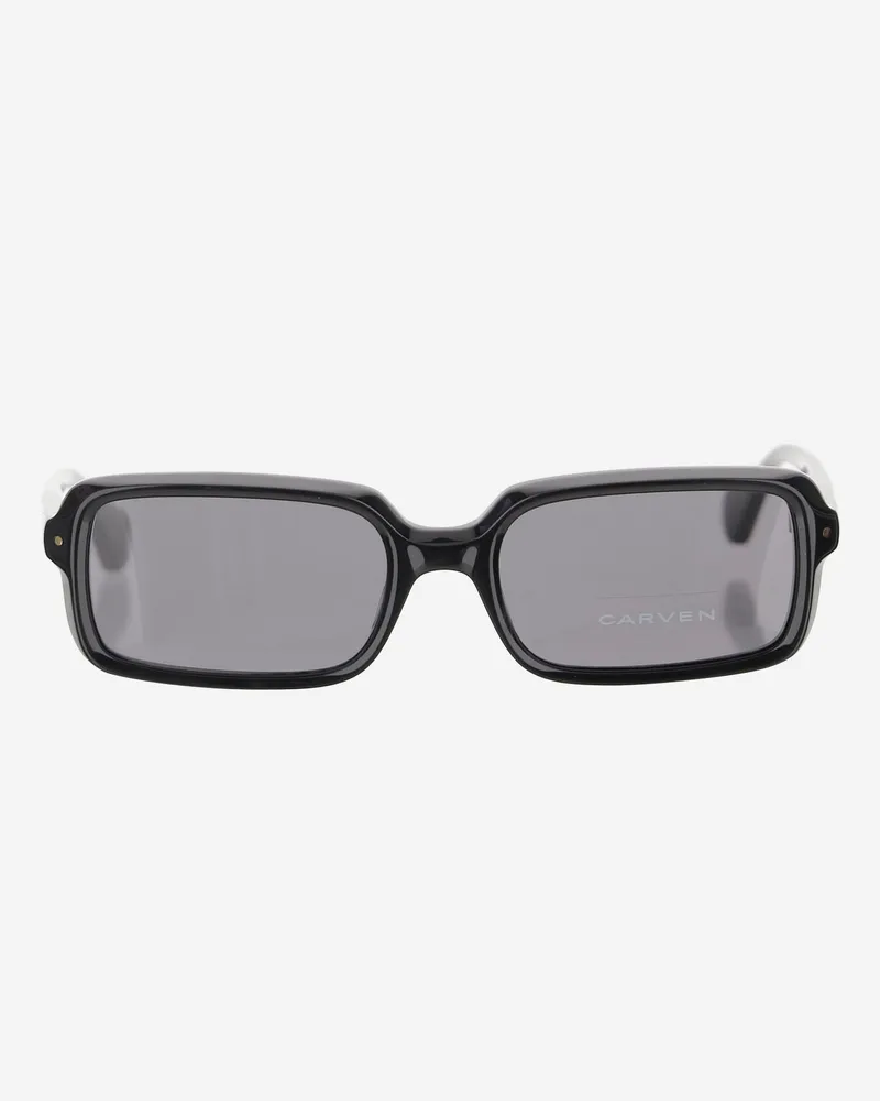 Carven quadratische Acetat -Sonnenbrille Black