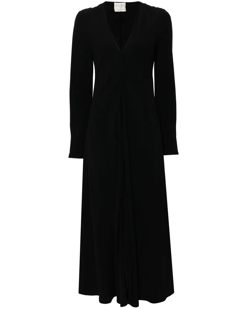forte_forte Envers Satin Long Sleeves Kleid 