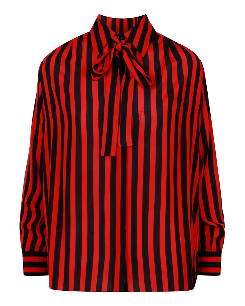 MSGM Hemden Rosso+nero
