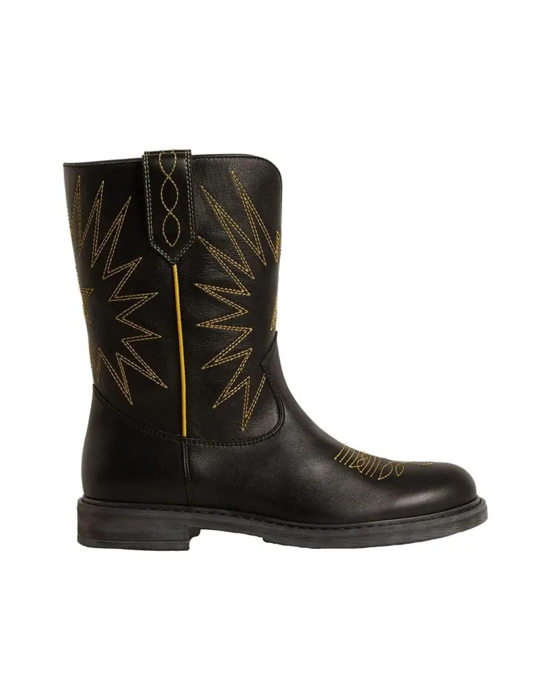Golden Goose Wish Star Biker" -Stiefel Black