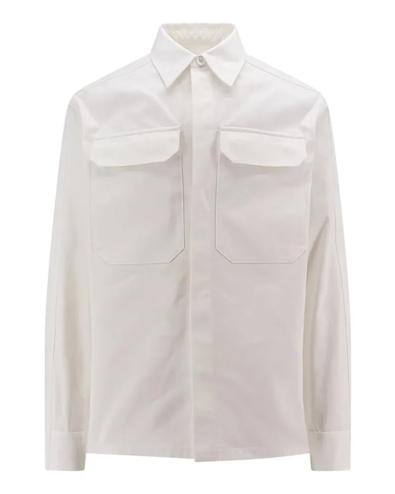 Jil Sander Baumwollhemd White