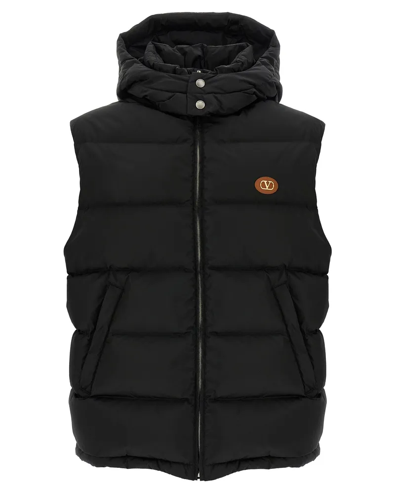 Valentino Garavani Valentino Garavani 'V Logo Signature' Weste Black