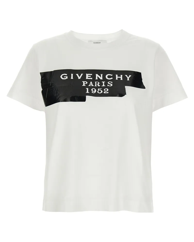Givenchy T-Shirt „Givenchy Tape White