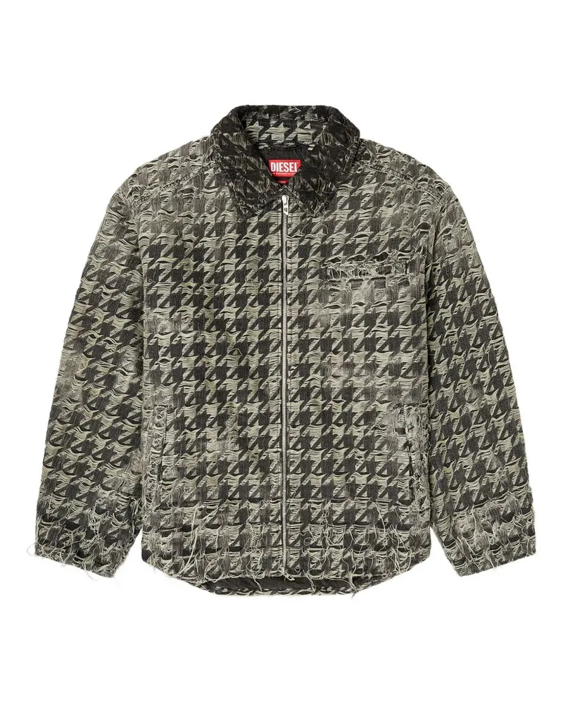 Diesel Hahnentritt-Jeansjacke 2