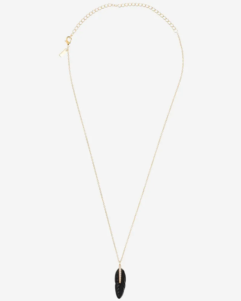 MYA BAY Plume Halskette Black