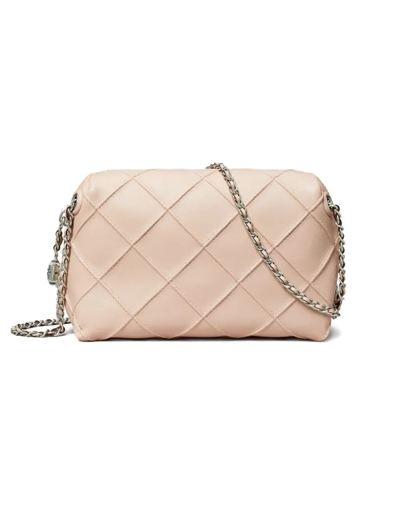 Tory Burch Fleming Leder Crossbody Tasche Pink