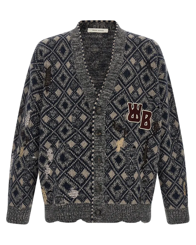 Wales Bonner Geschwister' Strickjacke Multicolor