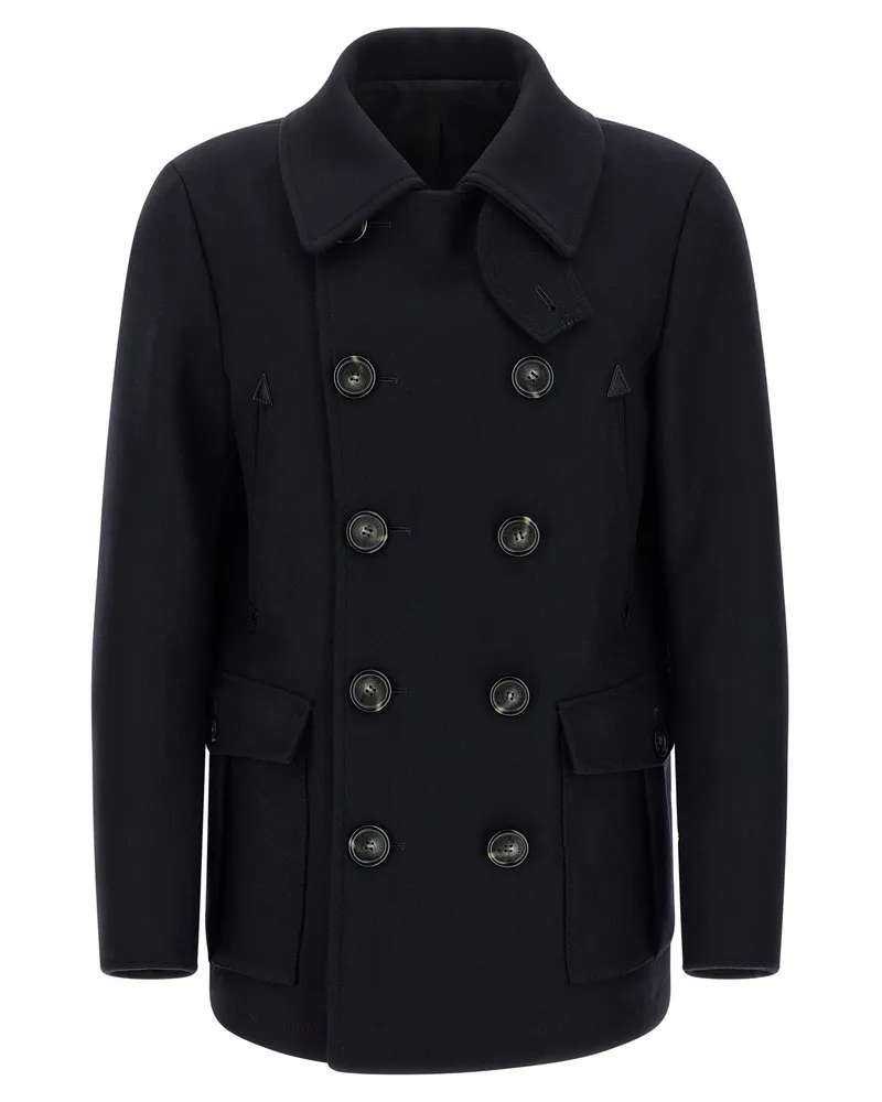 Dsquared2 Wollmantel Blue