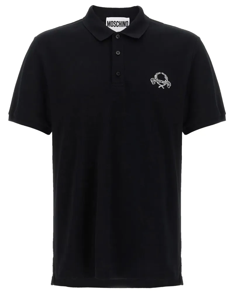 Moschino Poloshirt mit Logo 1555