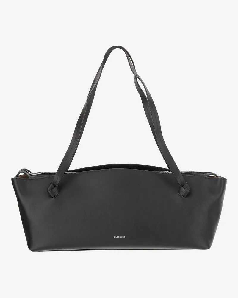 Jil Sander Ledertasche Black