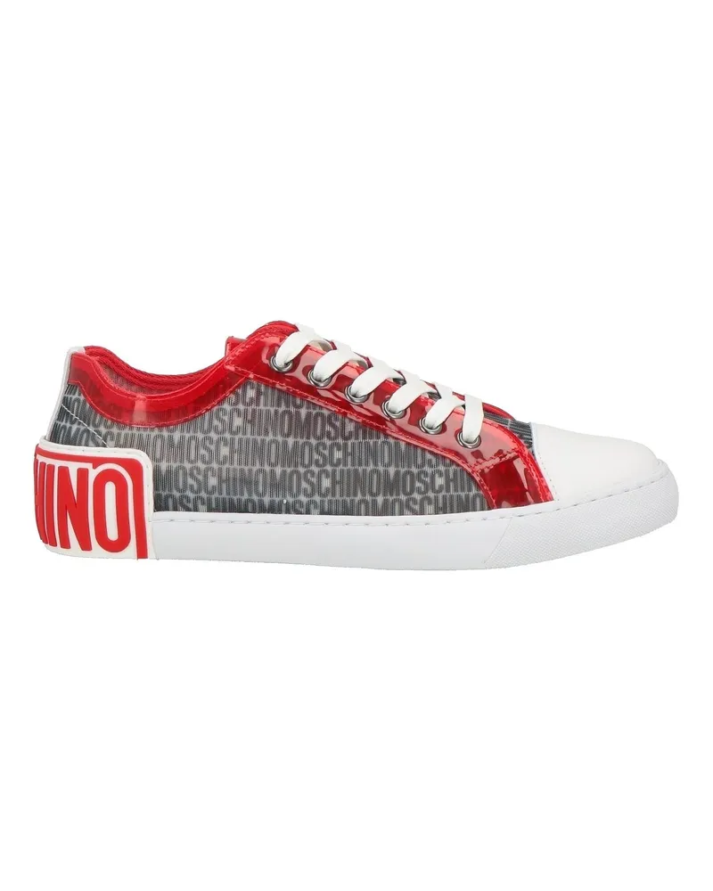 Moschino Niedrige Sneakers mit -Logo White