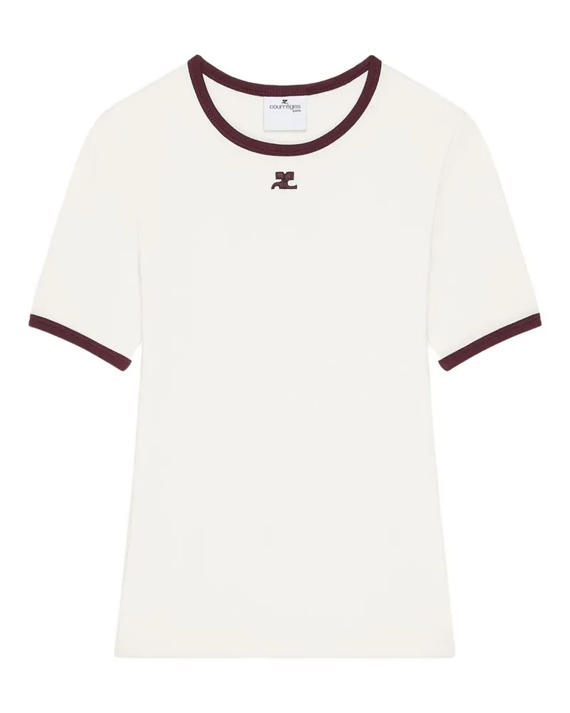Courrèges Courreves T -Shirts und Polos weiß White