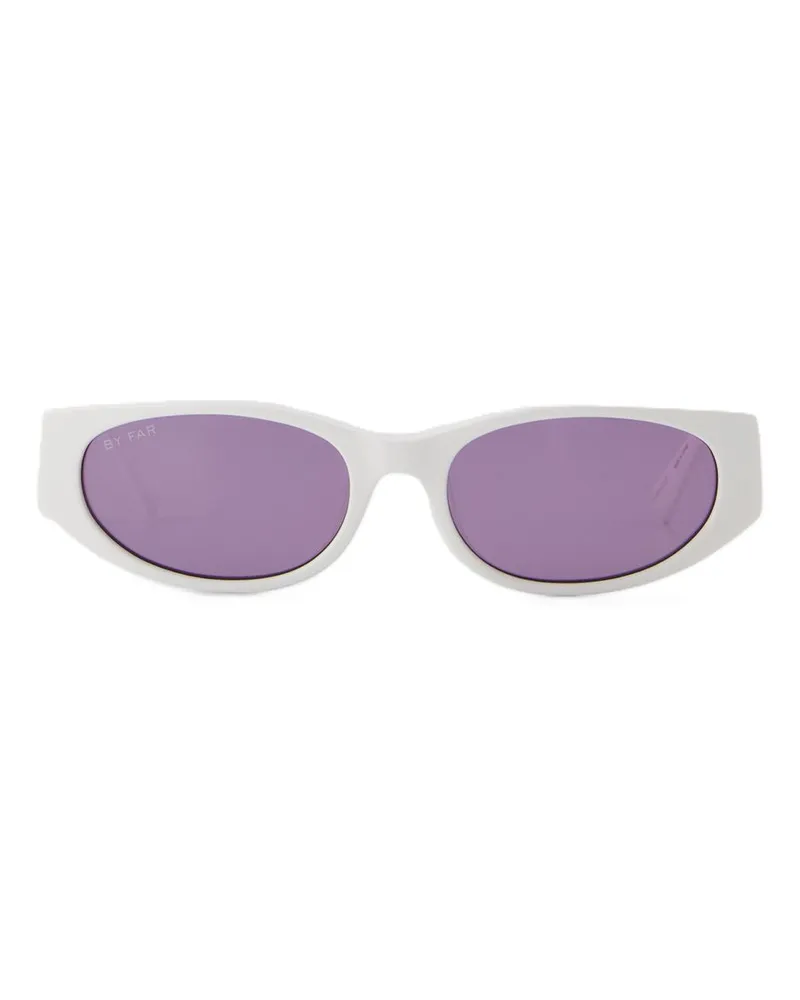 by FAR Sonnenbrille mit weitem weiß weiß Weiß