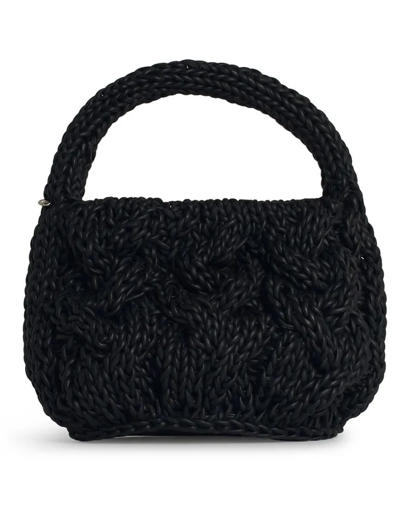 J.W.Anderson JW Anderson 'Strick' Black Lear Tasche Black