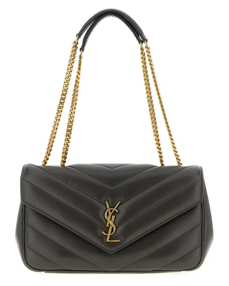 Saint Laurent Loulou“ mittelgroße Umhängetasche Brown