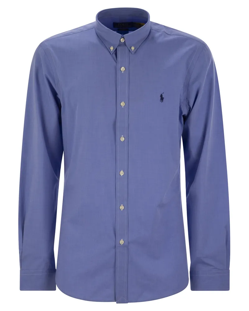 Ralph Lauren Slim Fit Stretch Fil à fil Hemd Light