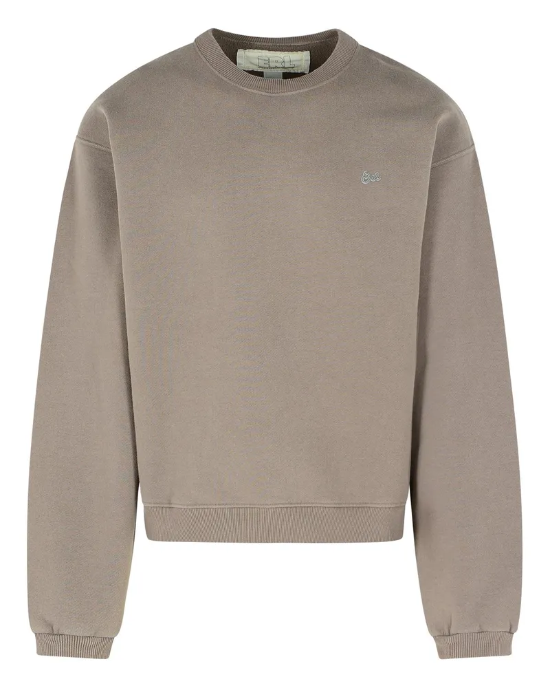 ERL Taupe Cotton Sweatshirt Beige