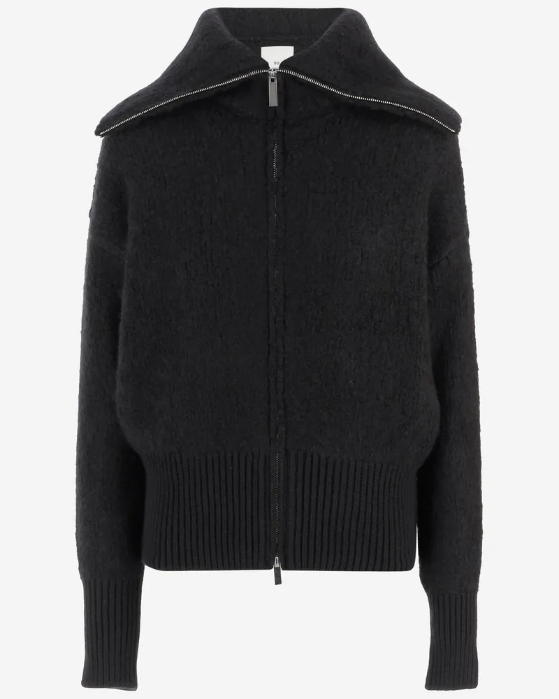 Sa Su Phi Teddy Jacke in Kaschmirmischung Black