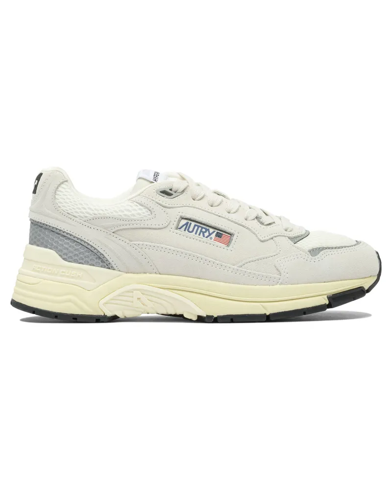 AUTRY Hyperway Low Man Wildleder/Mesh Weiß/Silber White