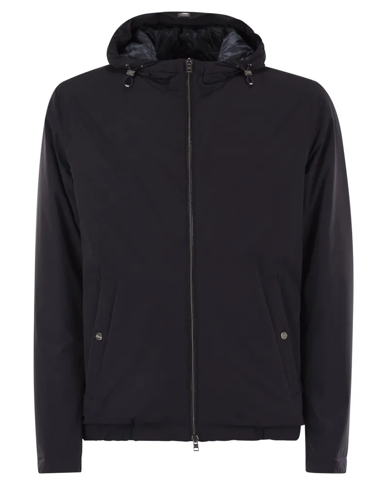 Herno Nylon -Reisejacke Blue