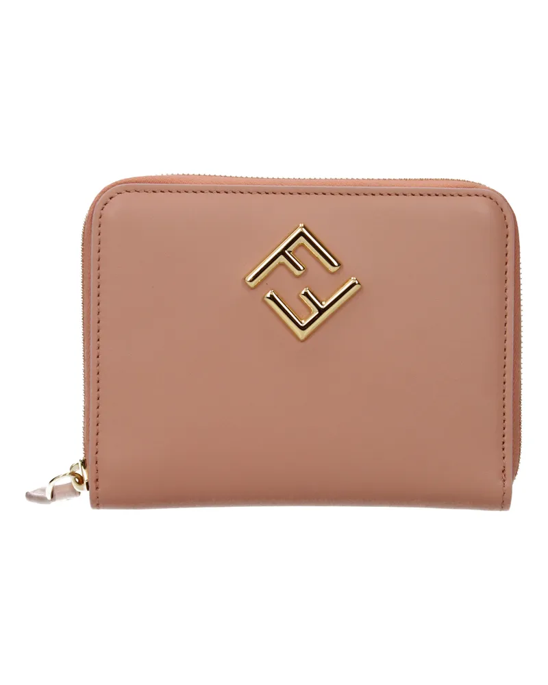 Fendi Damens Geldbörse Rosa/Ballerina-Leder -