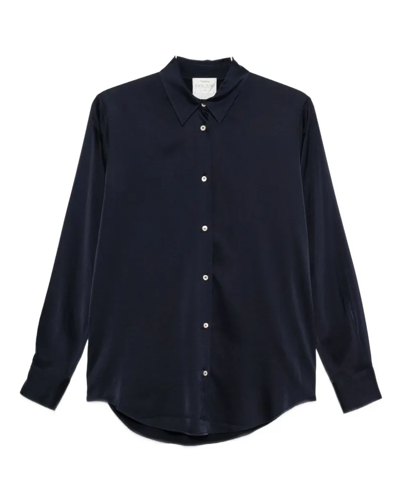 forte_forte Seidenhemd Blue