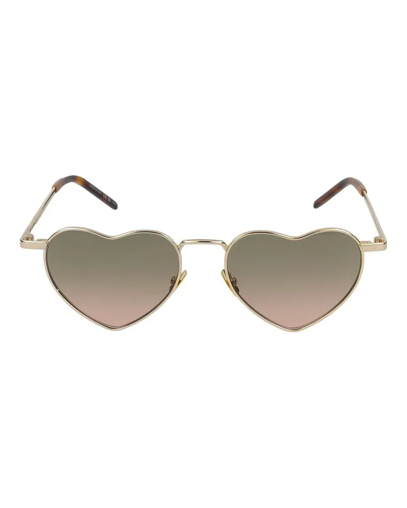 Saint Laurent Sonnenbrille  SL 301 Loulou 011 Gold Gold Green /17/145 011