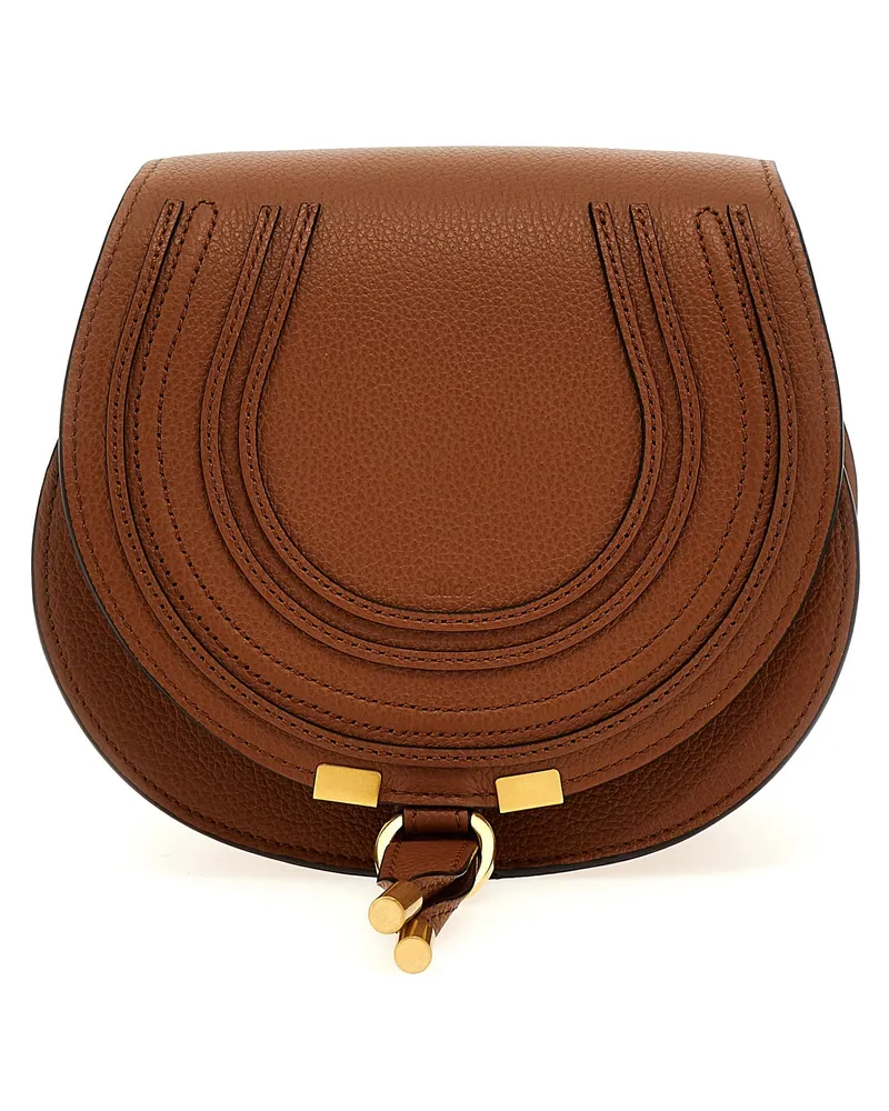 Chloé Chloé 'Sattel Marcie' Small Crossbody Bag Brown