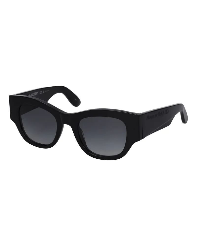 Alexander McQueen Alexander Mc Queen Damens Sonnenbrille Acetat Schwarz -