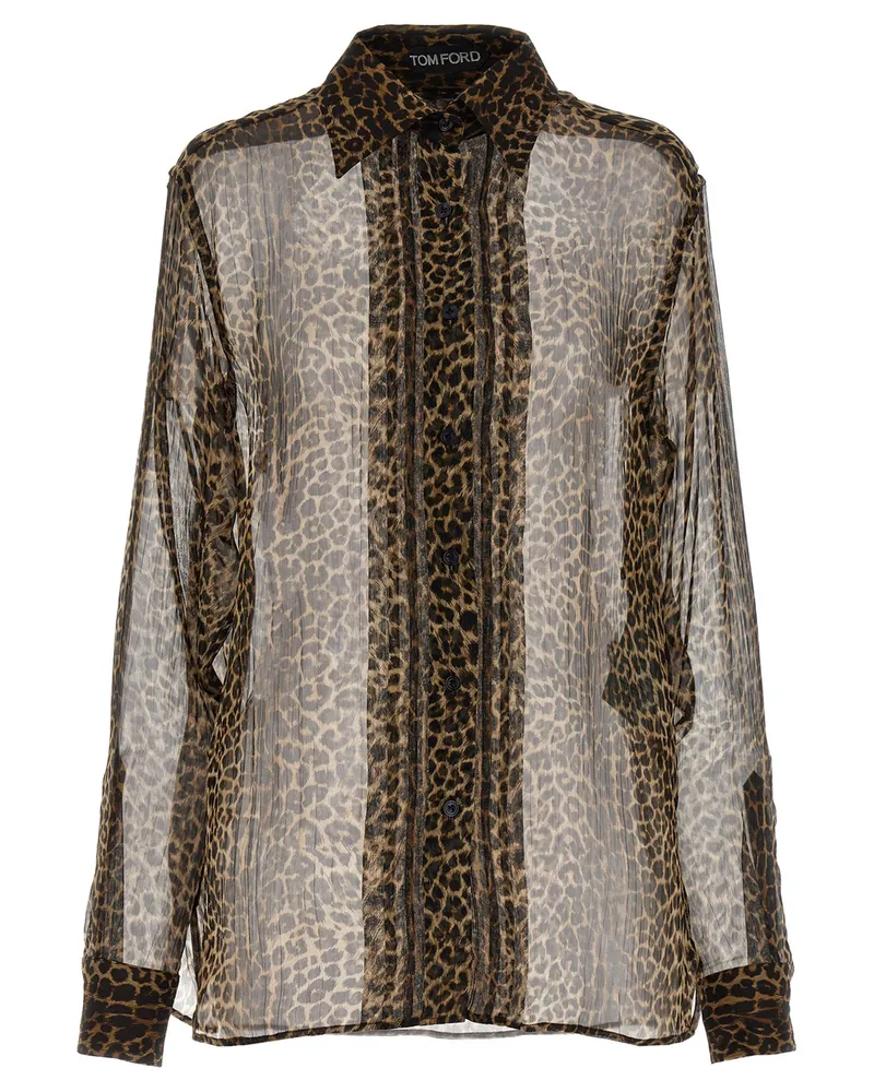 Tom Ford Tierhemd Multicolor