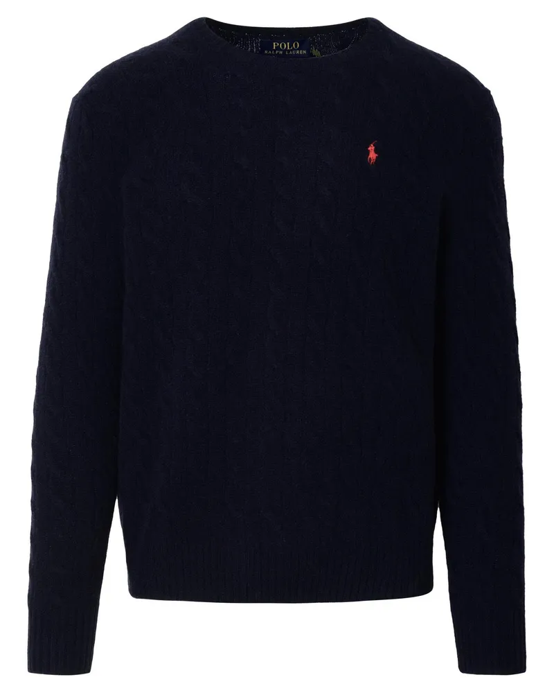 Ralph Lauren Wool Blend Blue Pullover Navy