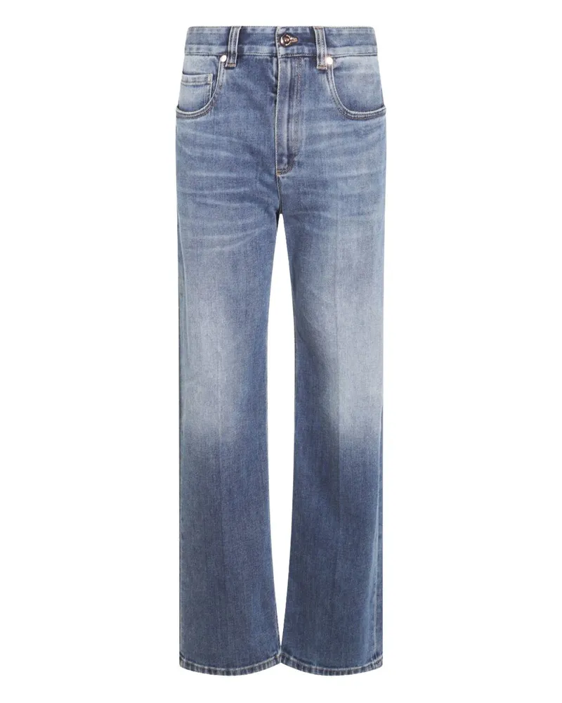 Brunello Cucinelli Denim -Baumwolljeans Blue
