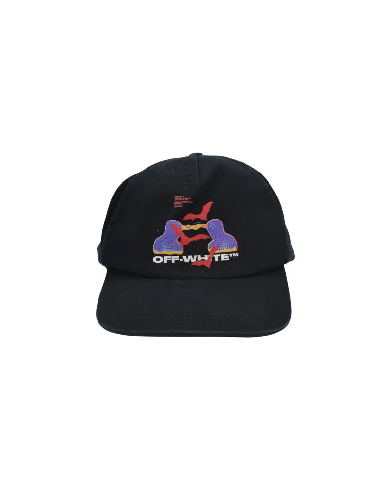 OFF-WHITE Aus weißer Kappe Black