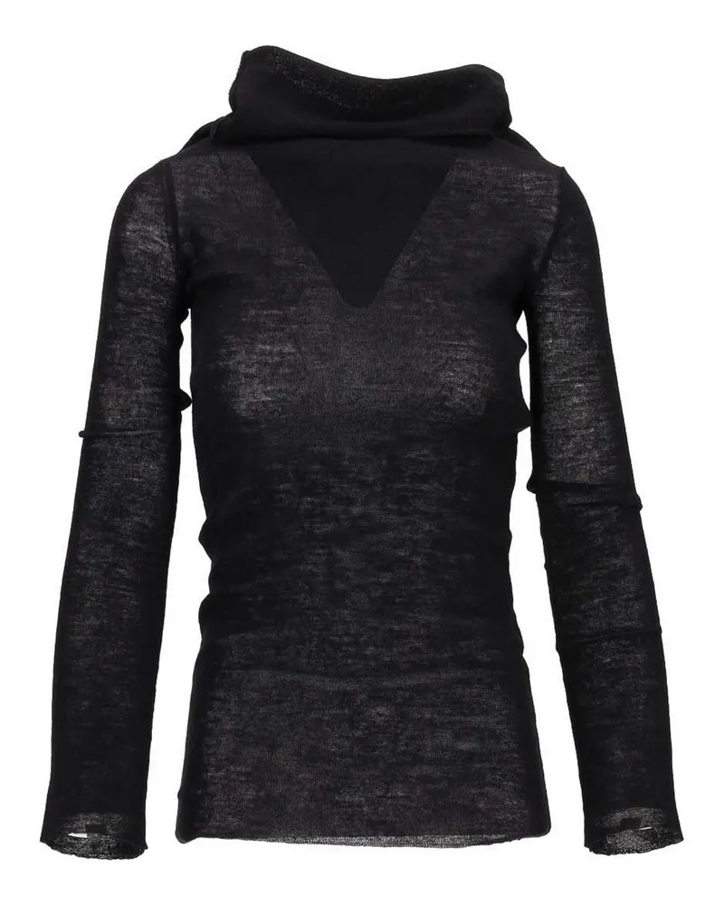 Ann Demeulemeester Ann Demeulemester Tizziana Drop Schulter Langarm gestrickt 