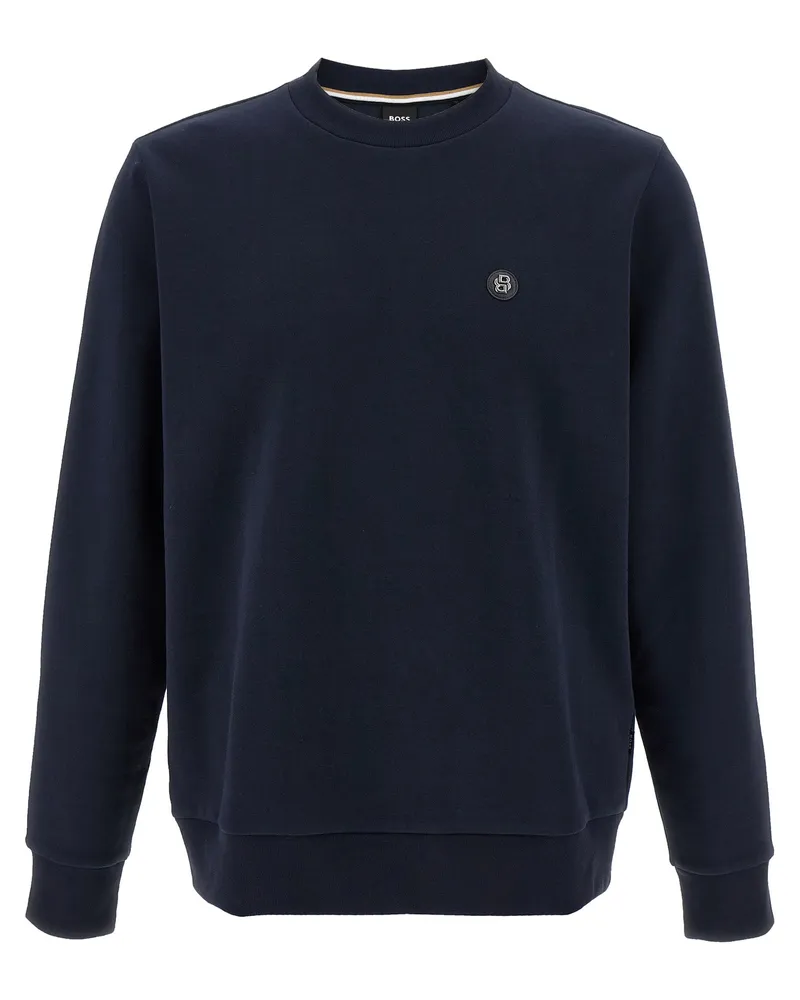 HUGO BOSS Logo Sweatshirt Blue