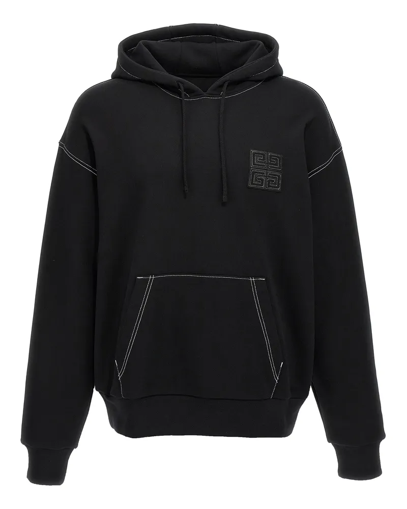Givenchy 4 g' Logo Hoodie Black