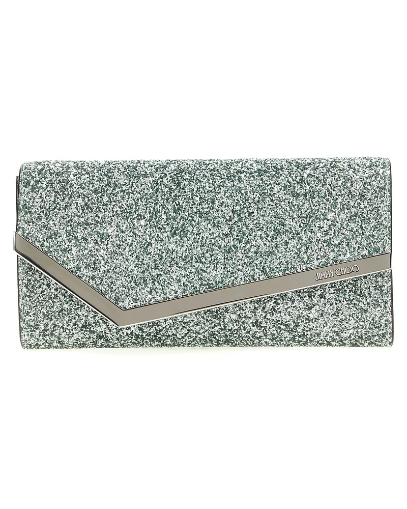 Jimmy Choo Emmie' Clutch Green