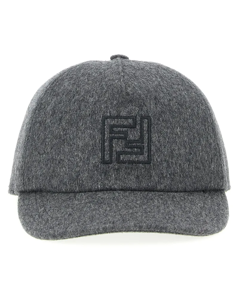Fendi Wolle und Kaschmirhut Gray